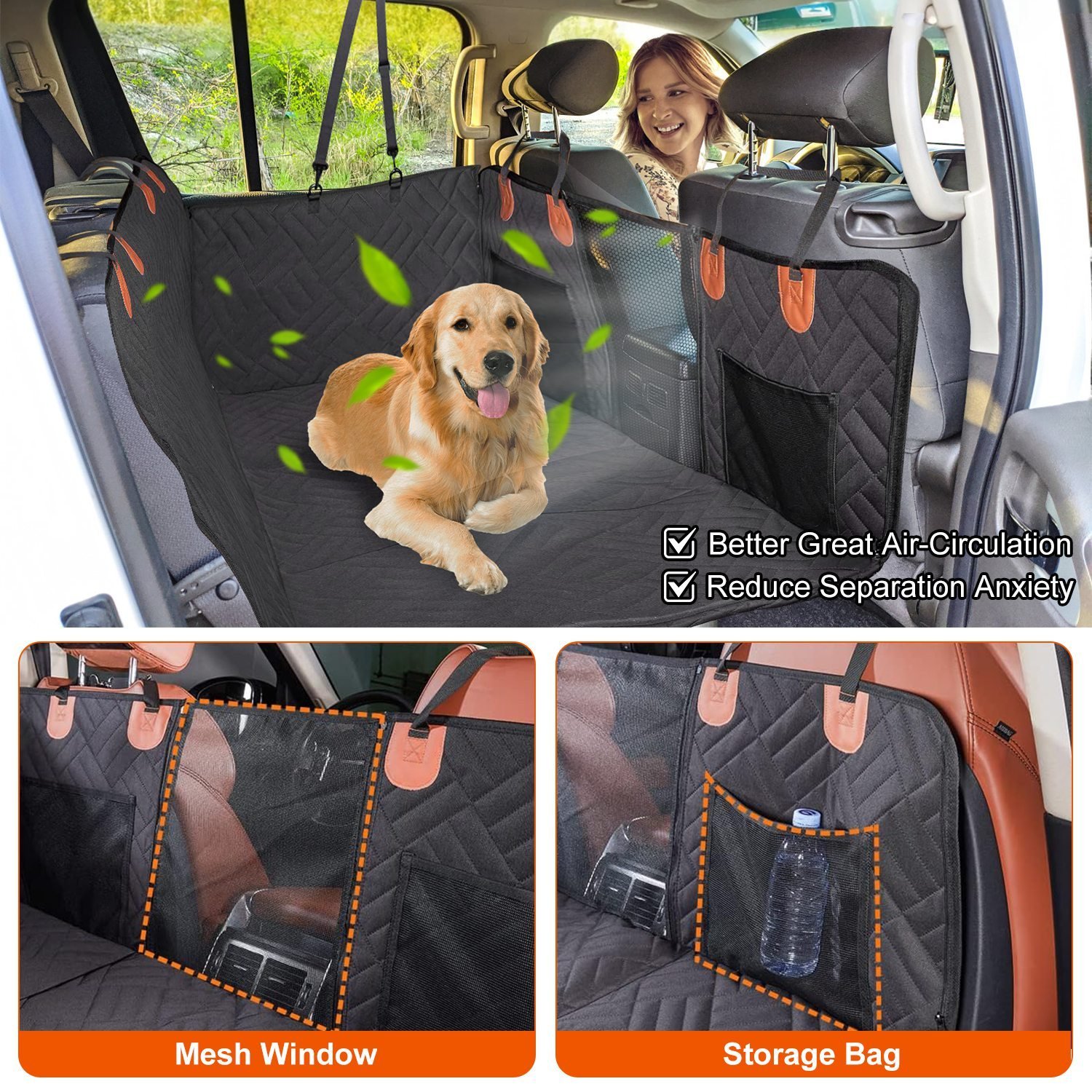 Waterproof Dog Car Seat Extender & Backseat Cover | TailMate™. - Image 4